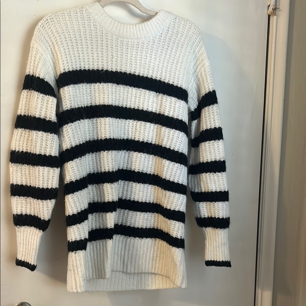 Striped Black and White Sweater